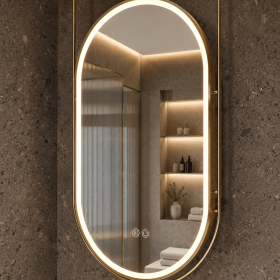 ArcQuay JMY-S0027 Stainless Steel LED Smart Mirror — product view 2