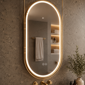 ArcQuay JMY-S0027 Stainless Steel LED Smart Mirror — product view 3