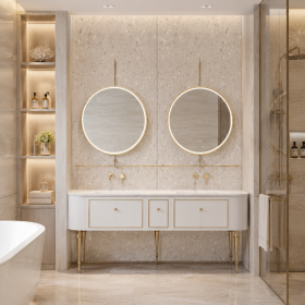 ArcQuay JMY-S0028 Stainless Steel LED Smart Mirror