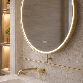 ArcQuay JMY-S0028 Stainless Steel LED Smart Mirror — product view 3