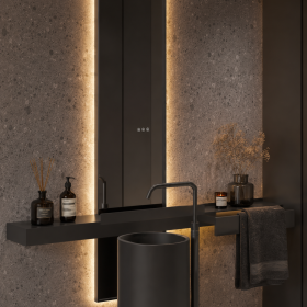 ArcQuay JMY-S0029 Stainless Steel LED Smart Mirror — product view 4