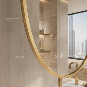 ArcQuay JMY-S0031 Stainless Steel LED Smart Mirror — product view 2