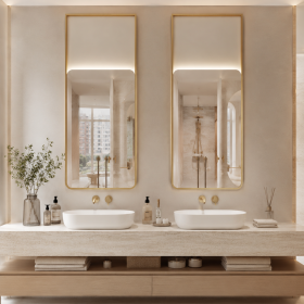 ArcQuay JMY-S0032 Stainless Steel LED Smart Mirror