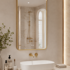 ArcQuay JMY-S0032 Stainless Steel LED Smart Mirror — product view 2