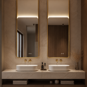ArcQuay JMY-S0032 Stainless Steel LED Smart Mirror — product view 4