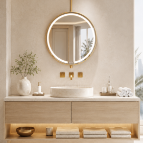 ArcQuay JMY-S0033 Stainless Steel LED Smart Mirror — product view 3