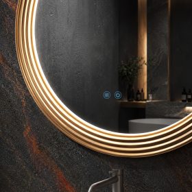 ArcQuay JMY-S0034 Stainless Steel LED Smart Mirror — product view 2