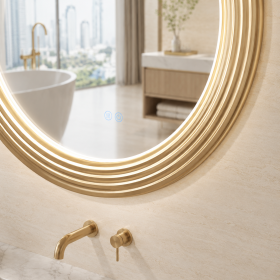 ArcQuay JMY-S0034 Stainless Steel LED Smart Mirror — product view 3