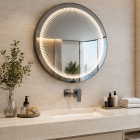 ArcQuay JMY-S0037 Stainless Steel LED Smart Mirror — product view 2