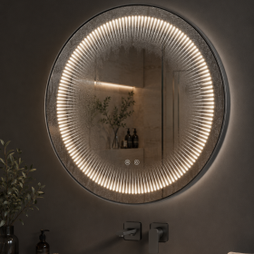 ArcQuay JMY-S0037 Stainless Steel LED Smart Mirror — product view 3