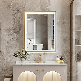 Rectangular illuminated mirror used as a Middle East range-planning reference