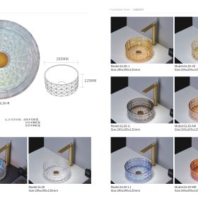 ArcQuay Delicate Series Crystal Basin